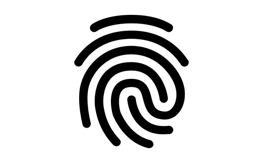 Association Solidaire - Icone Empreinte Digitale